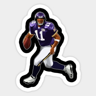 Daunte Culpepper #11 Looks To Pass Sticker